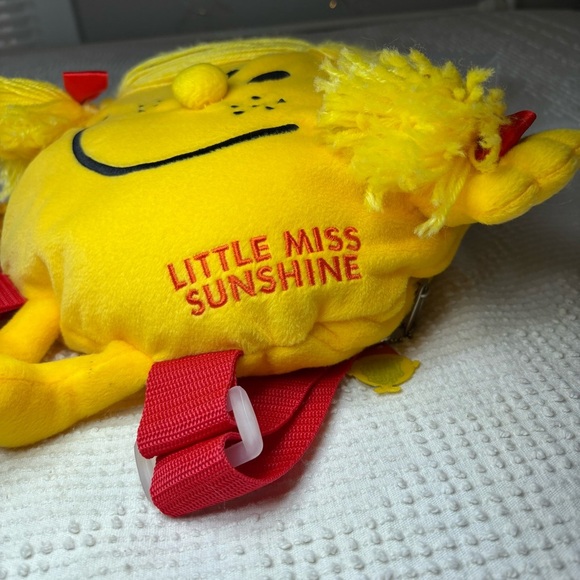 Little Miss Sunshine Backpack Mr. Men 2008 Smiley Face Plush Bag MGK Concert main image 6
